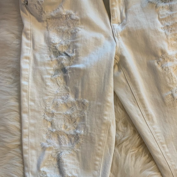 Hudson white ripped jeans - Picture 4 of 7